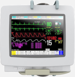 Hillaero PHILIPS MP5 FAA certified Mount for your Air Ambulance Airmed Helicopter or Fixed Wing Aircraft WITH UNITS FRONT